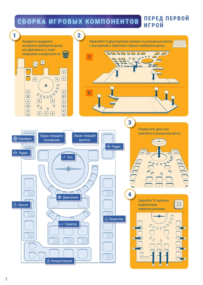Настольная игра - Крутое пике